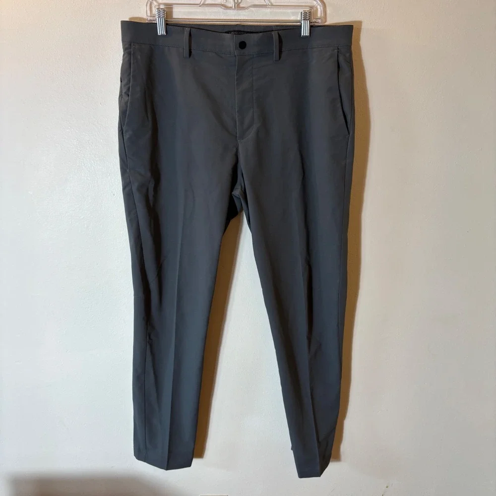 Banana Republic Slim City Performance Pants in Skyline Grey‎ Size 34X30